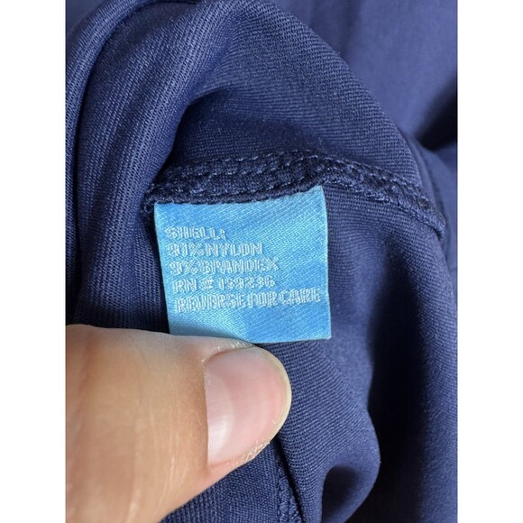 J McLaughlin Dress Women Size Medium Dark Blue Catalina Cloth Stretch - Picture 6 of 7